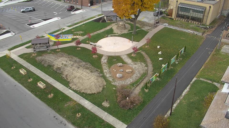 Nature Play Park Aerial Photo
