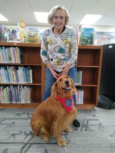 Sharon and Rosie the Therapy Dog